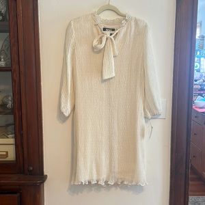 DKNY cream dress